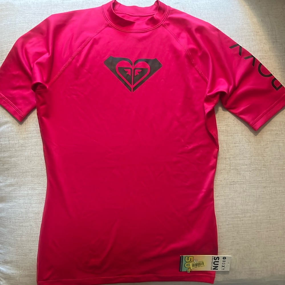 Roxy short sleeved rashguard